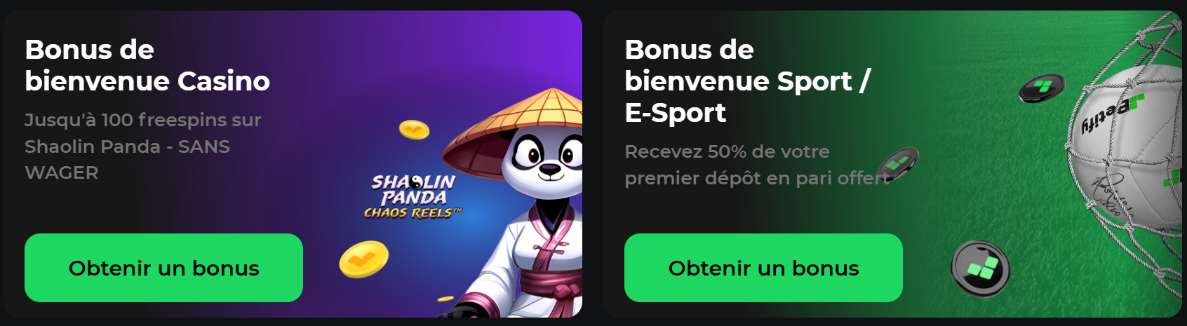 Betify bonus de bienvenue